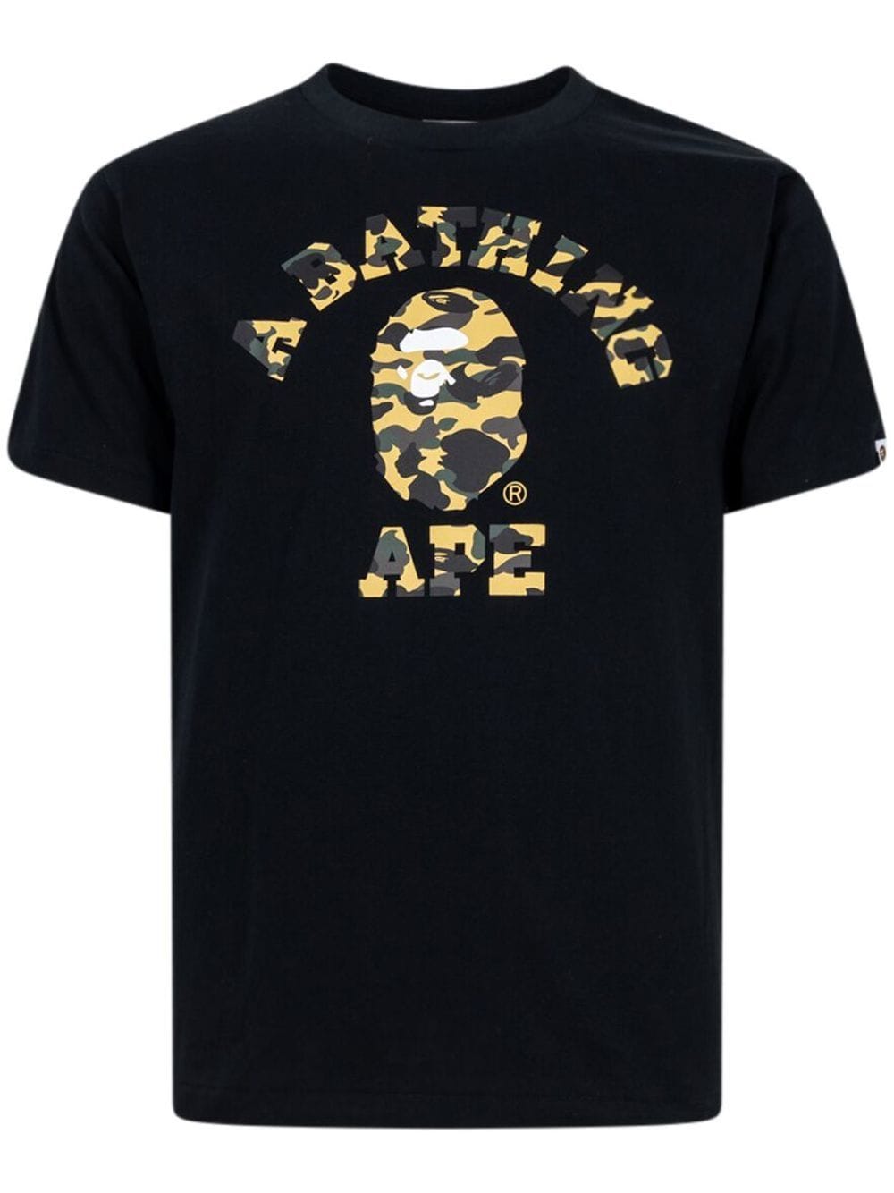 A BATHING APE® 1st Camo College T-Shirt - Black von A BATHING APE®