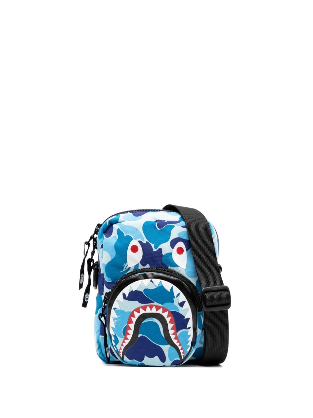 A BATHING APE® ABC CAMO SHARK mini bag - Blue von A BATHING APE®