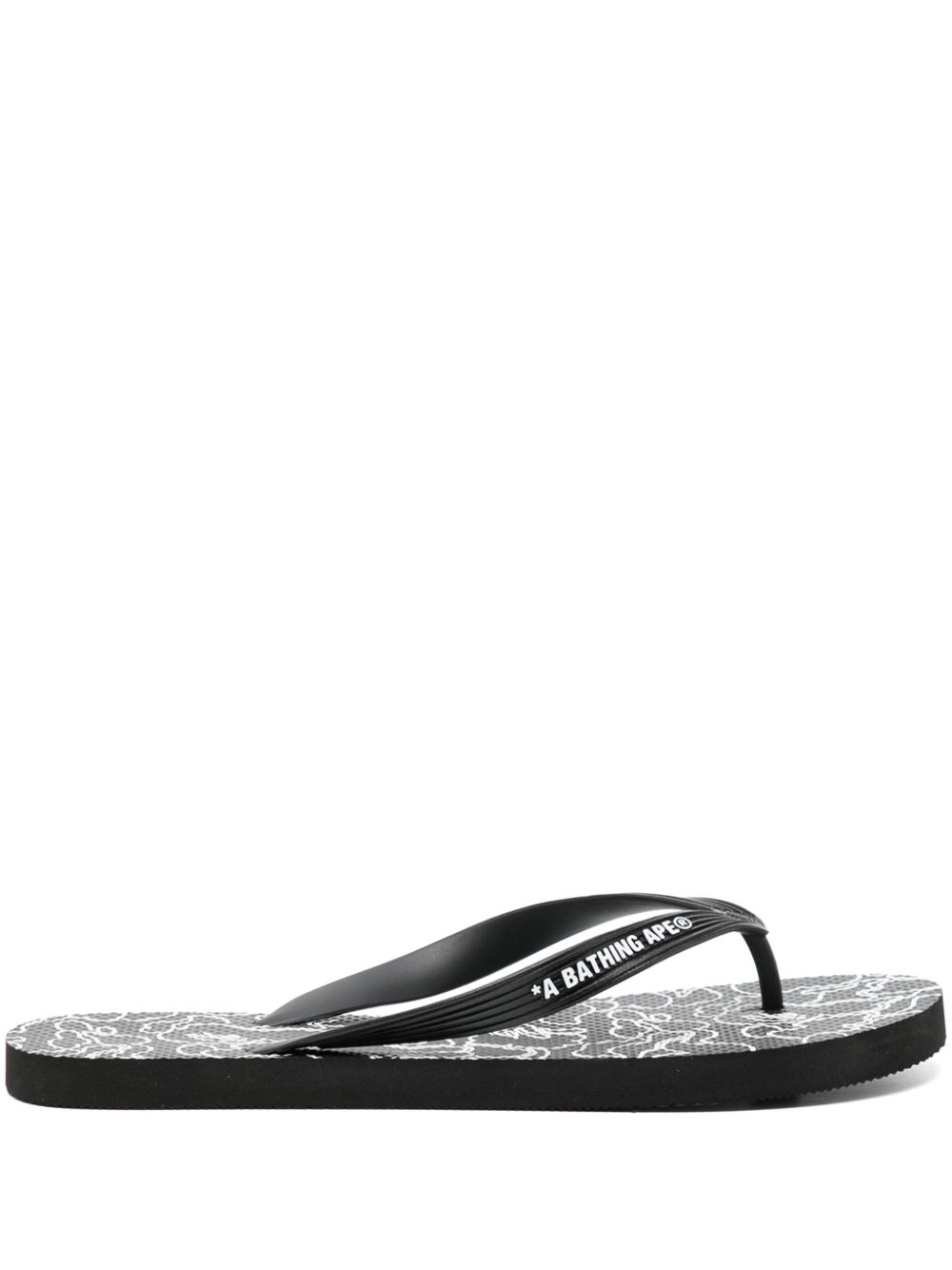 A BATHING APE® ABC Camo Beach flip-flops - Black von A BATHING APE®