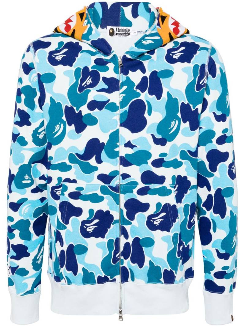 A BATHING APE® ABC Camo hooded jacket - Blue von A BATHING APE®