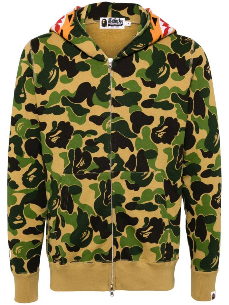 A BATHING APE® ABC Camo hooded jacket - Green von A BATHING APE®