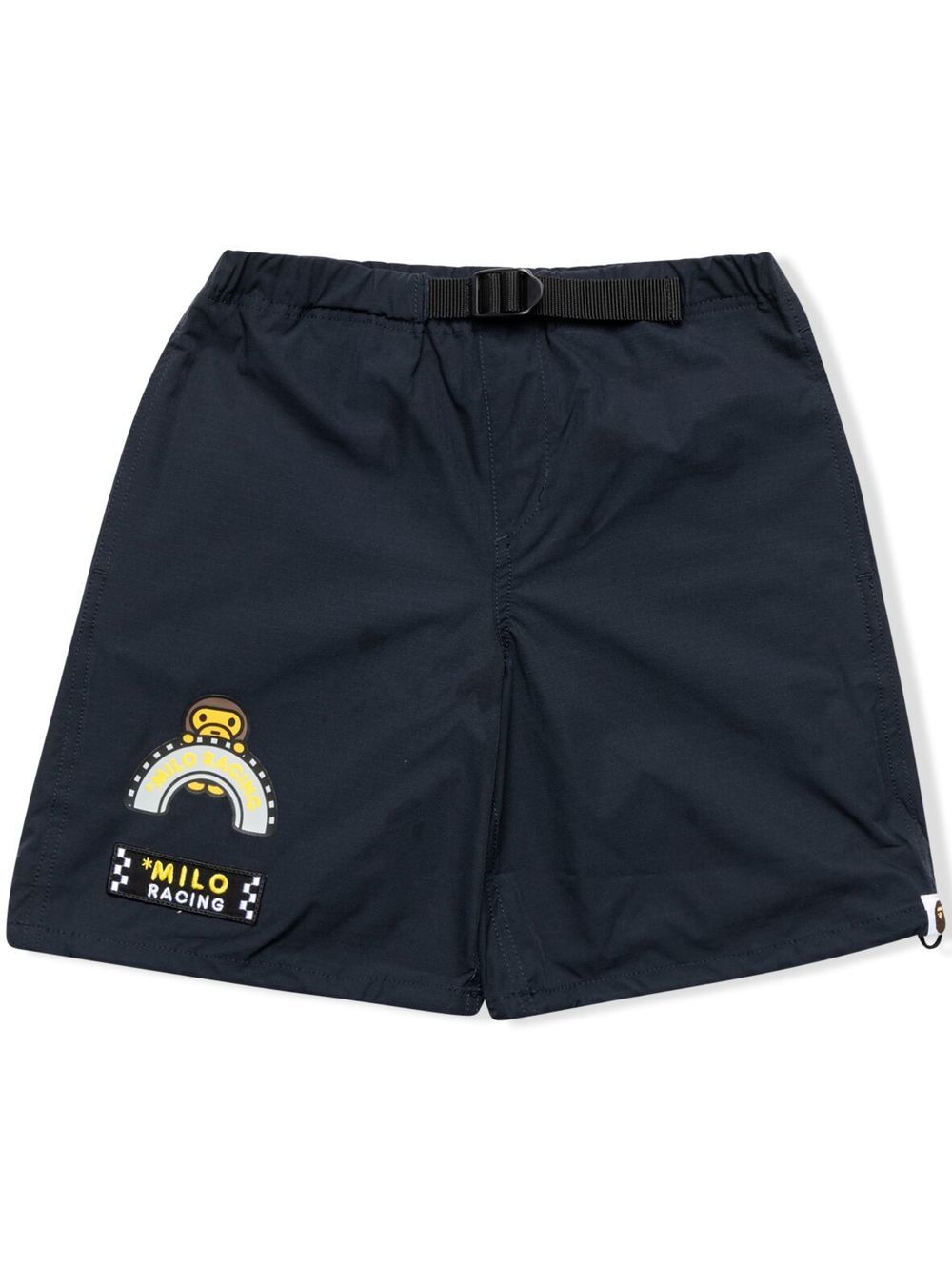 A BATHING APE® Baby Milo "Navy" racing shorts - Blue von A BATHING APE®