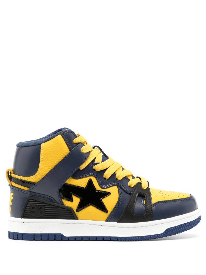 A BATHING APE® Bape STA93 Hi M2 sneakers - Yellow von A BATHING APE®