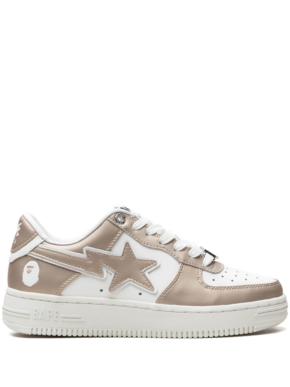 A BATHING APE® Bape Sta #4 "Beige" sneakers - White von A BATHING APE®