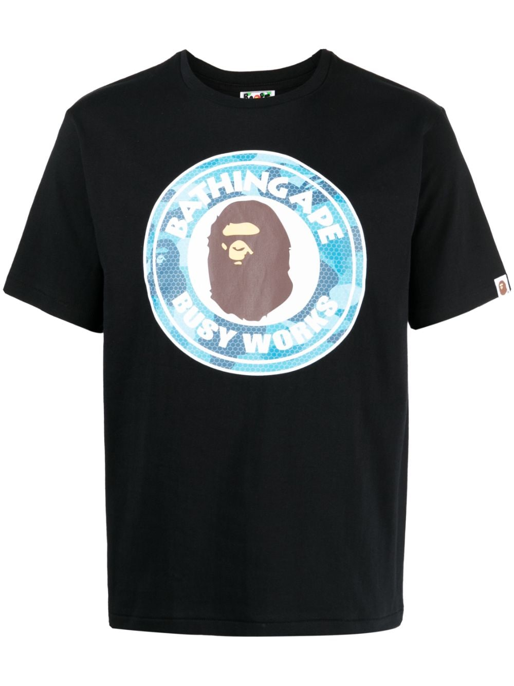 A BATHING APE® Busy Works cotton T-shirt - Black von A BATHING APE®