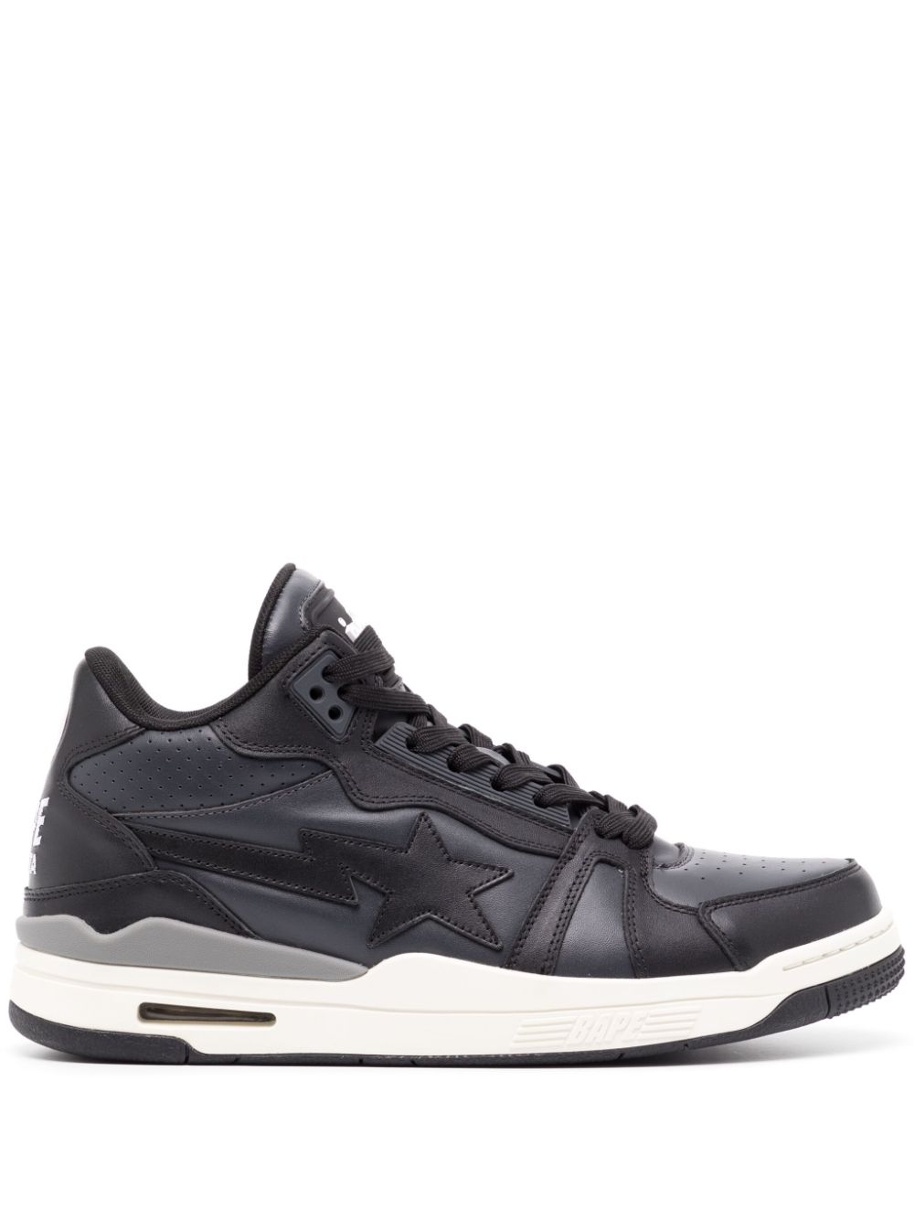 A BATHING APE® Clutch STA #1 leather sneakers - Black von A BATHING APE®