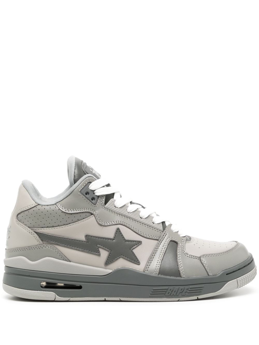 A BATHING APE® Clutch STA leather sneakers - Grey von A BATHING APE®