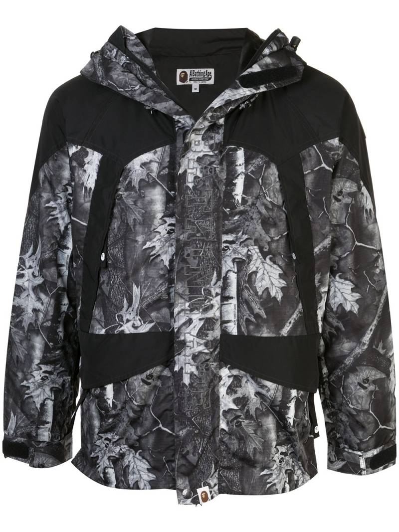 A BATHING APE® Forest Camo Snow Board jacket - Black von A BATHING APE®