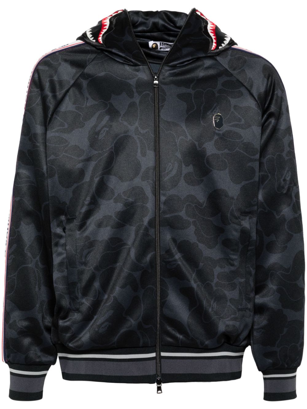 A BATHING APE® Line Camo jacquard bomber jacket - Black von A BATHING APE®