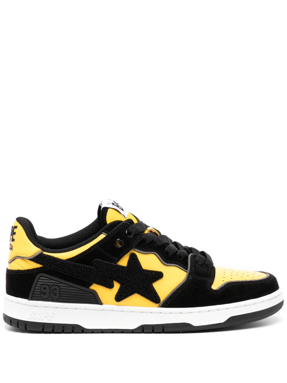 A BATHING APE® Sk8 Sta panelled sneakers - Black von A BATHING APE®