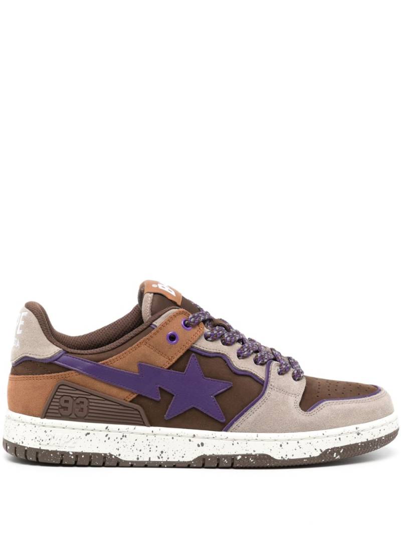 A BATHING APE® Sk8 Sta panelled sneakers - Brown von A BATHING APE®