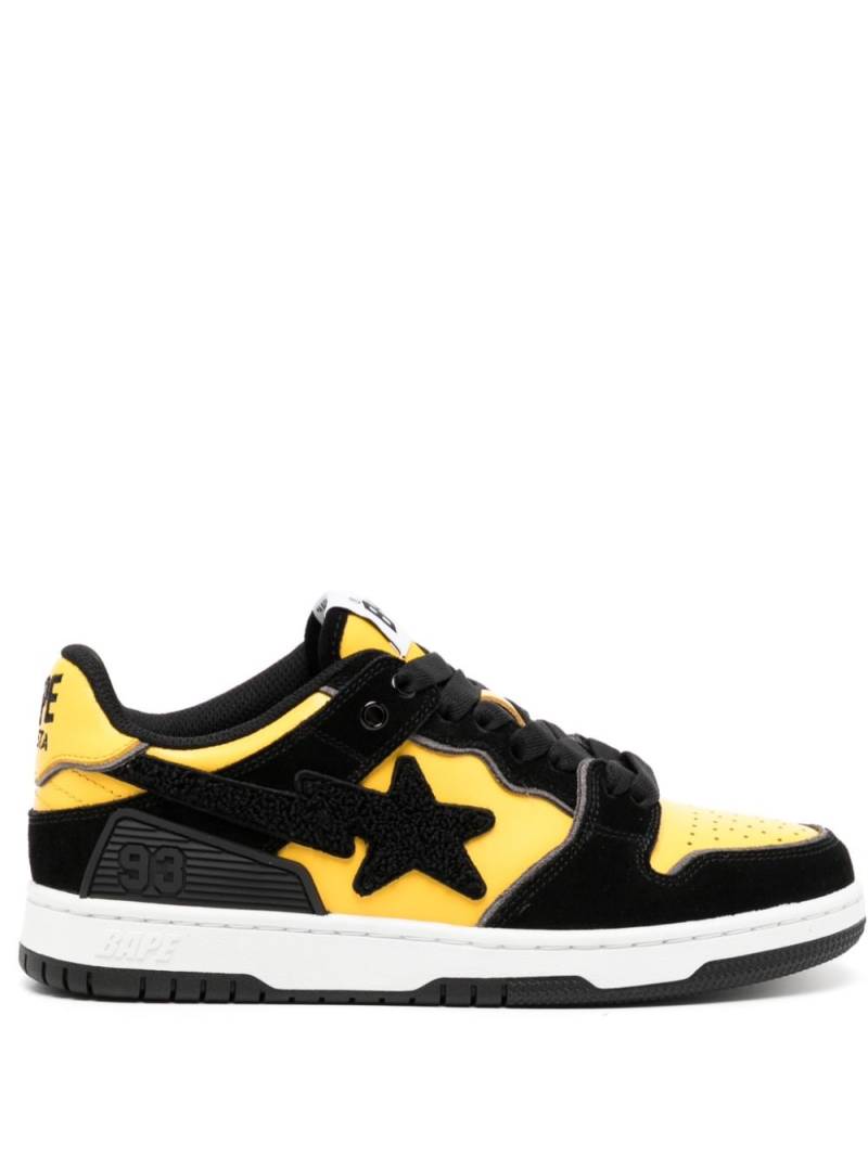 A BATHING APE® Sk8 Sta panelled sneakers - Yellow von A BATHING APE®