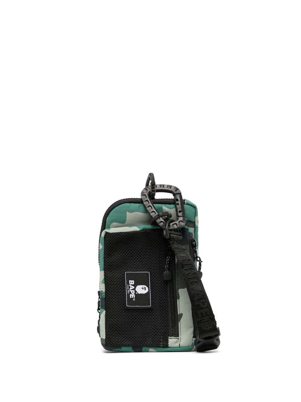 A BATHING APE® Woodland camouflage-print messenger bag - Green von A BATHING APE®