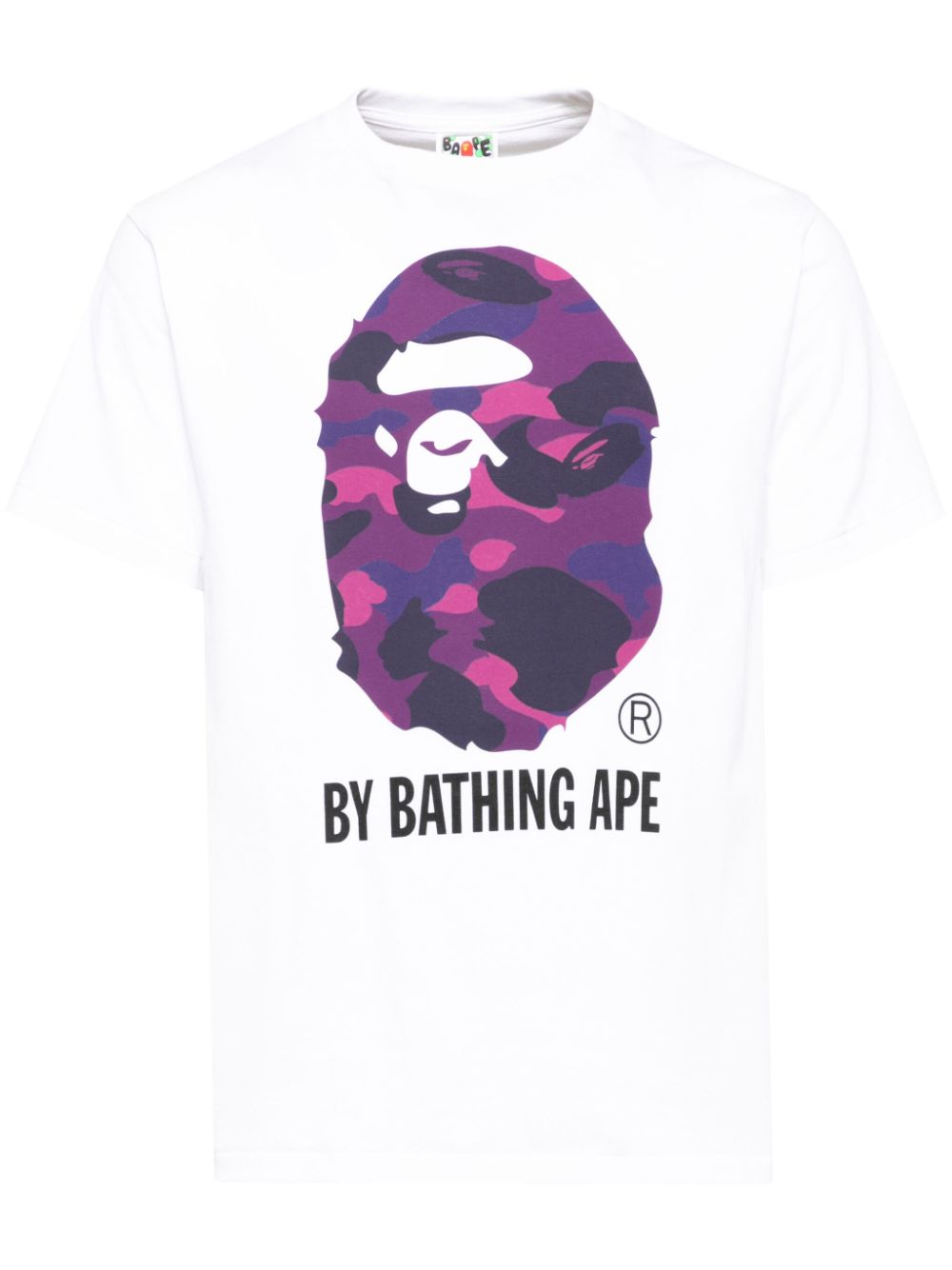 A BATHING APE® camo-logo T-shirt - White von A BATHING APE®