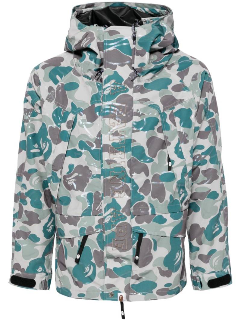 A BATHING APE® camouflage print sport jacket - Green von A BATHING APE®