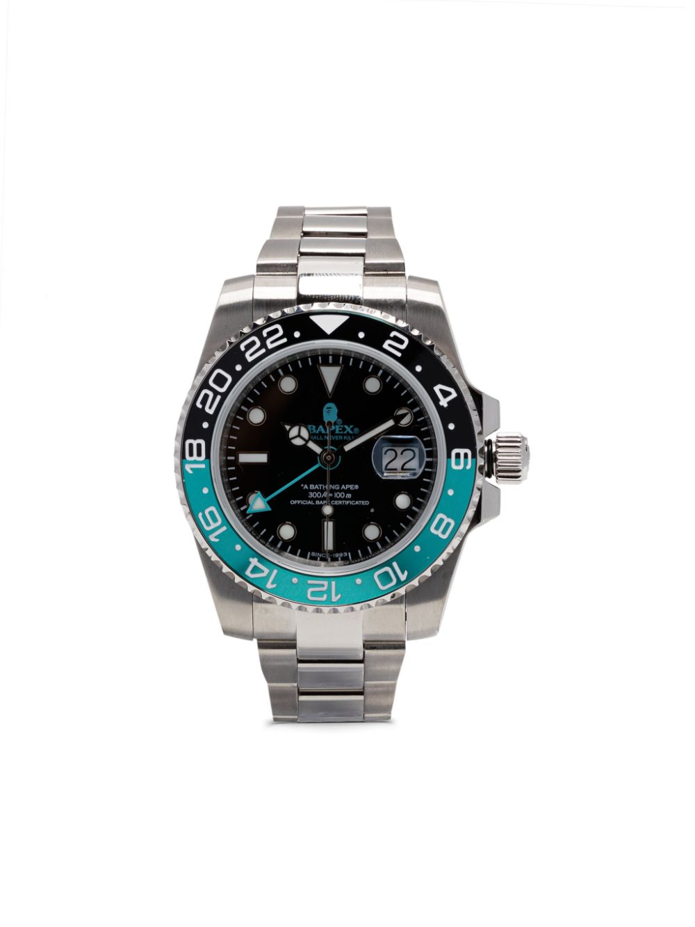 A BATHING APE® classic type 2 BAPEX watch - Silver von A BATHING APE®