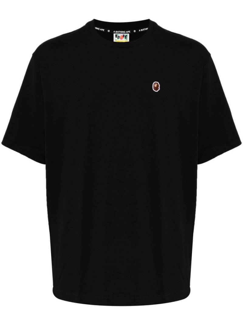 A BATHING APE® embroidered-logo cotton T-shirt - Black von A BATHING APE®