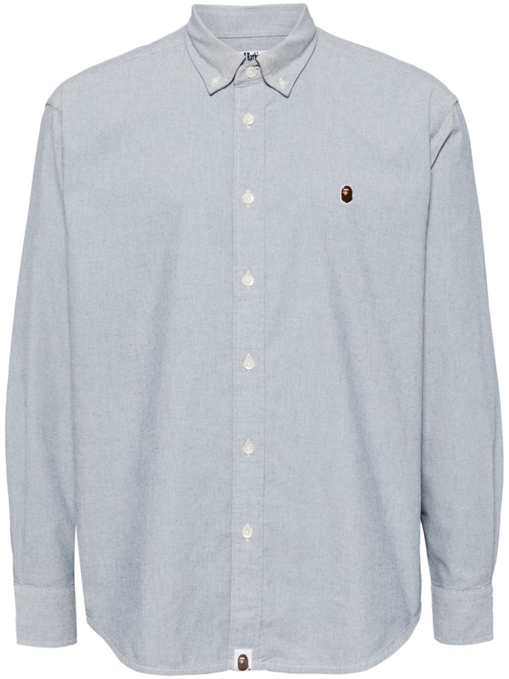 A BATHING APE® embroidered logo shirt - Grey von A BATHING APE®