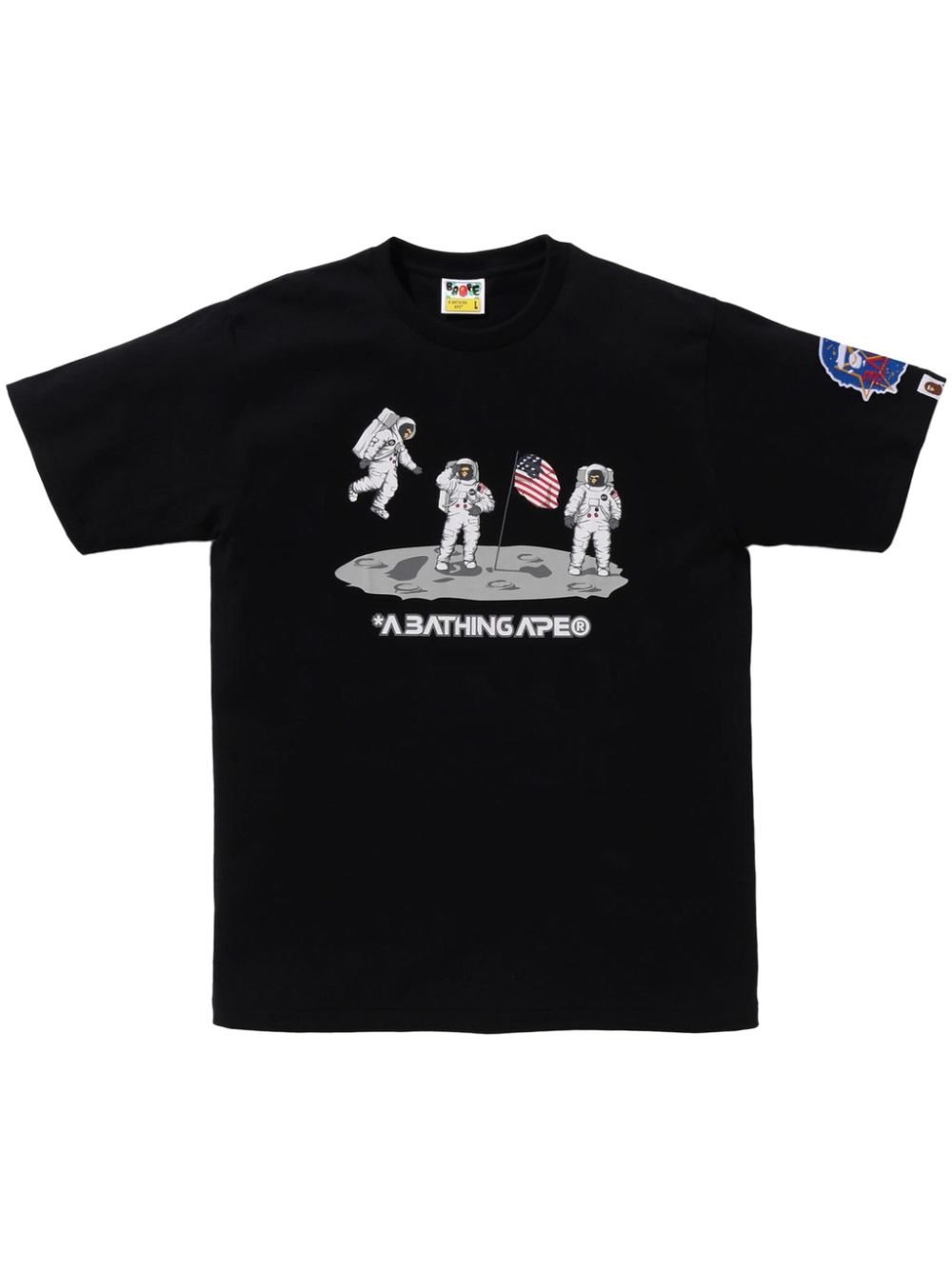 A BATHING APE® graphic-print T-shirt - Black von A BATHING APE®