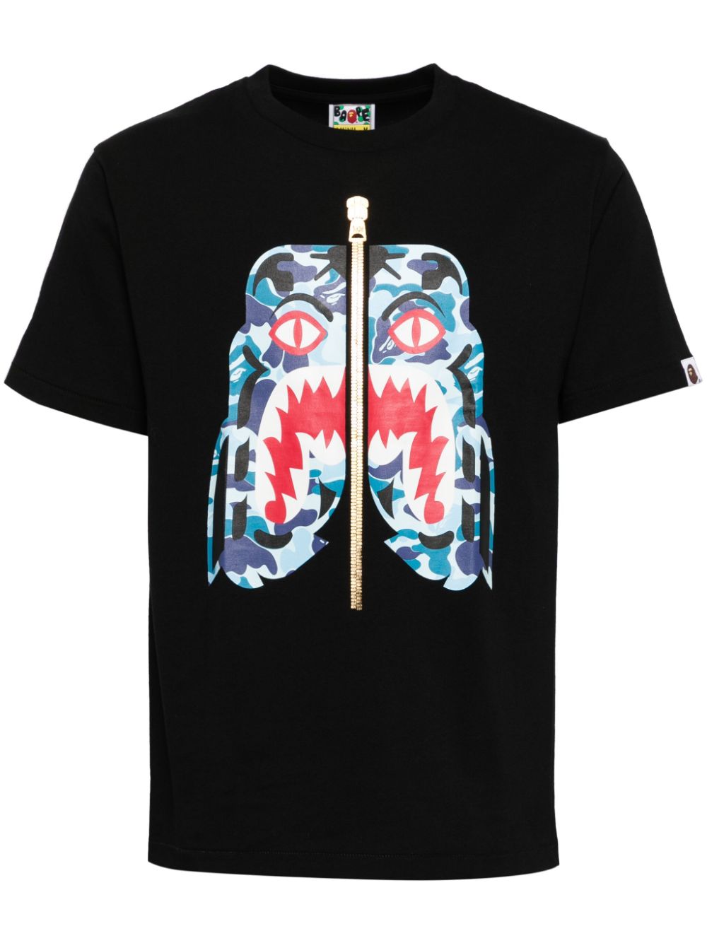 A BATHING APE® graphic-print cotton T-shirt - Black von A BATHING APE®