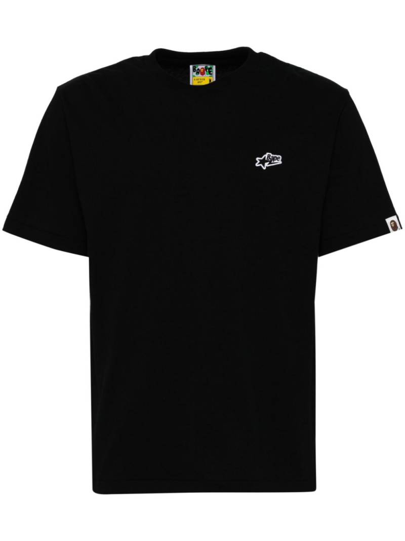 A BATHING APE® logo-appliqué T-shirt - Black von A BATHING APE®