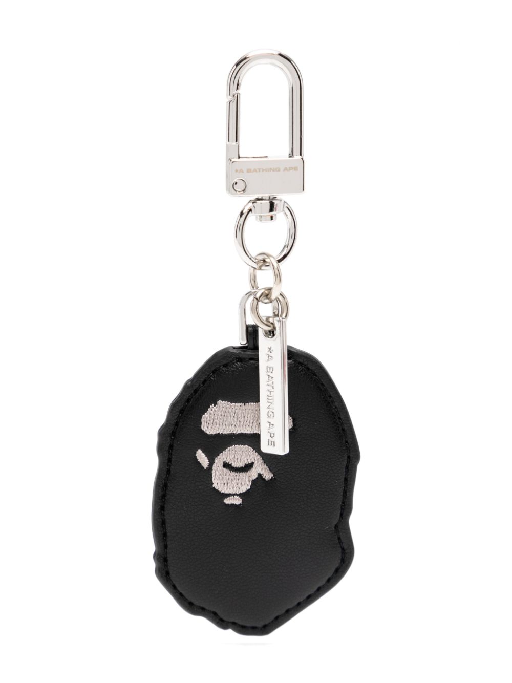 A BATHING APE® logo keychain - Black von A BATHING APE®