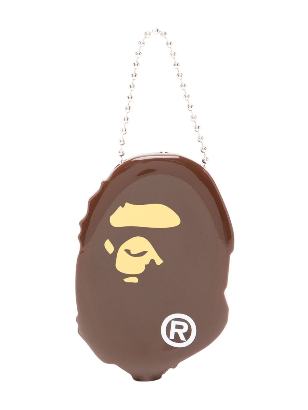 A BATHING APE® logo keychain - Brown von A BATHING APE®