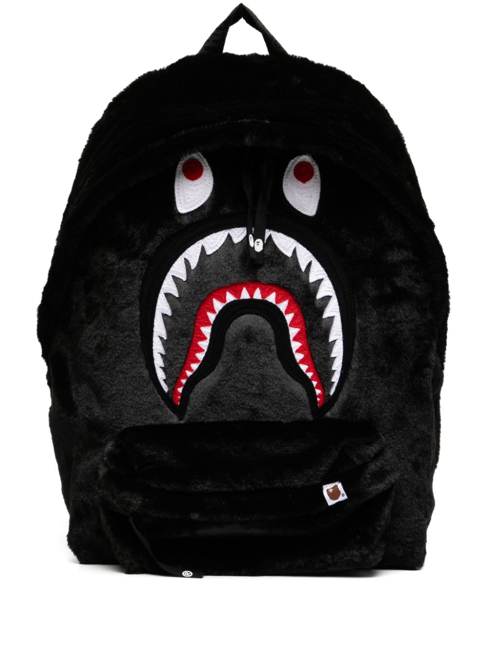 A BATHING APE® logo-patch backpack - Black von A BATHING APE®