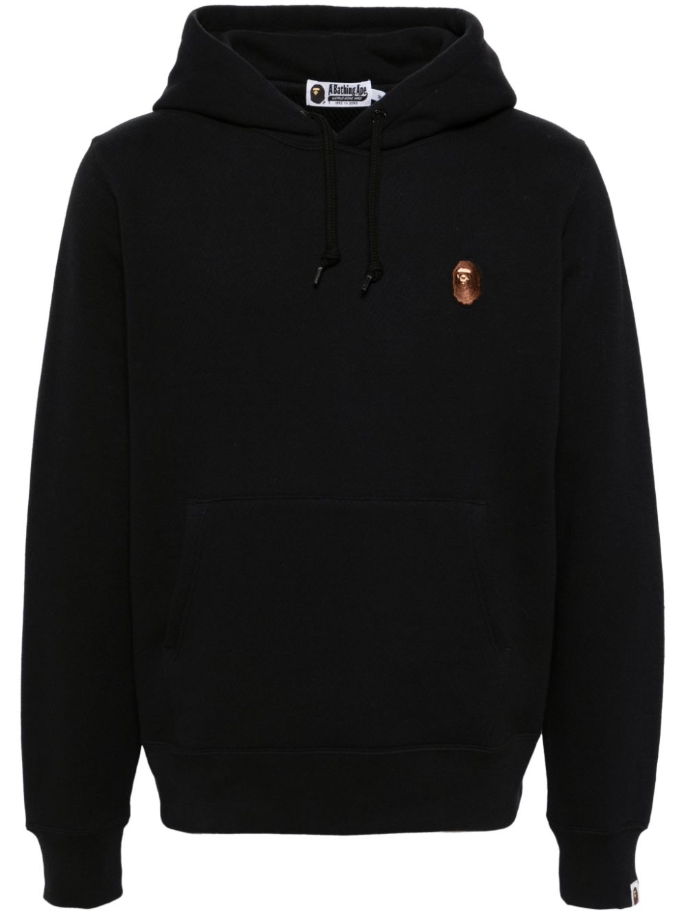 A BATHING APE® logo-patch hoodie - Black von A BATHING APE®