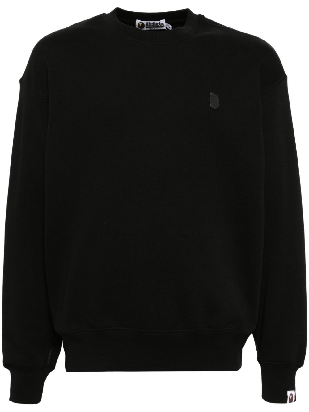 A BATHING APE® logo-patch sweatshirt - Black von A BATHING APE®