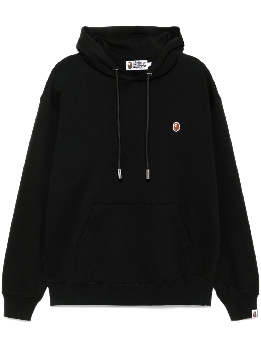 A BATHING APE® logo patched hoodie - Black von A BATHING APE®