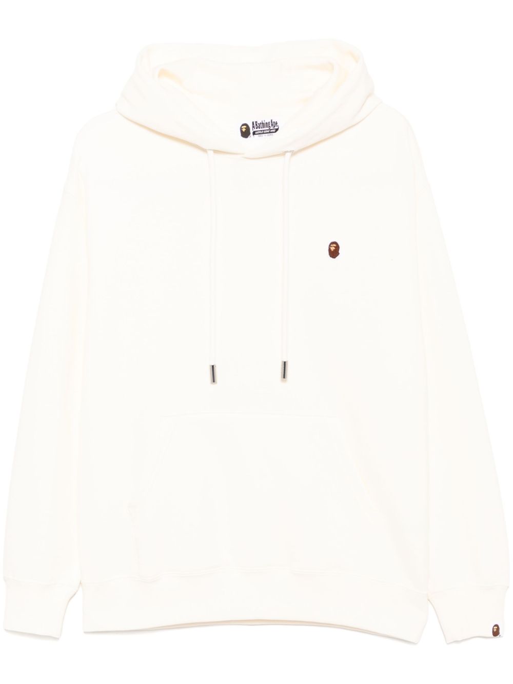 A BATHING APE® logo patched hoodie - Neutrals von A BATHING APE®