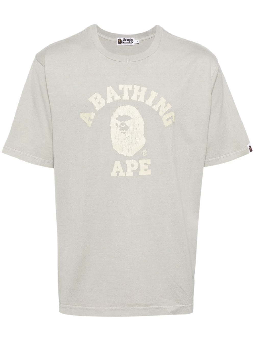 A BATHING APE® logo-print T-shiirt - Neutrals von A BATHING APE®