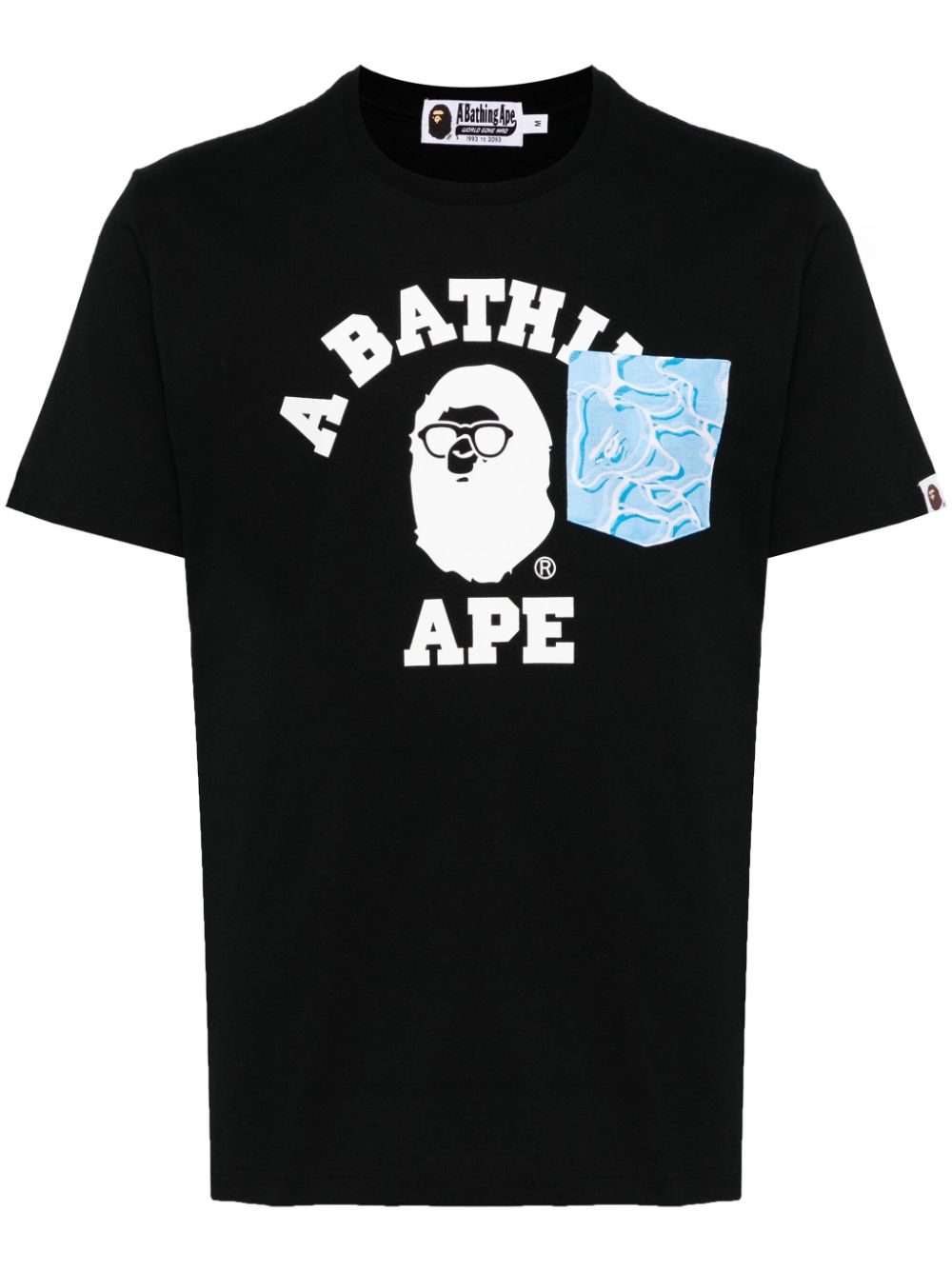 A BATHING APE® logo print T-shirt - Black von A BATHING APE®