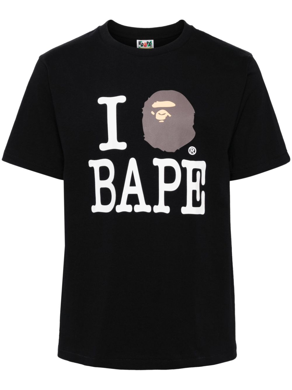 A BATHING APE® logo print T-shirt - Black von A BATHING APE®