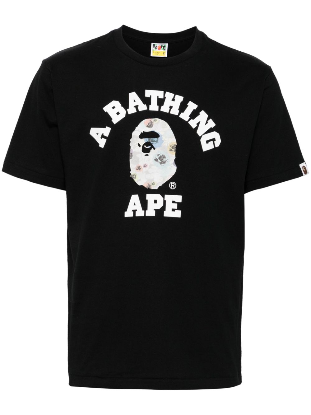 A BATHING APE® logo print T-shirt - Black von A BATHING APE®