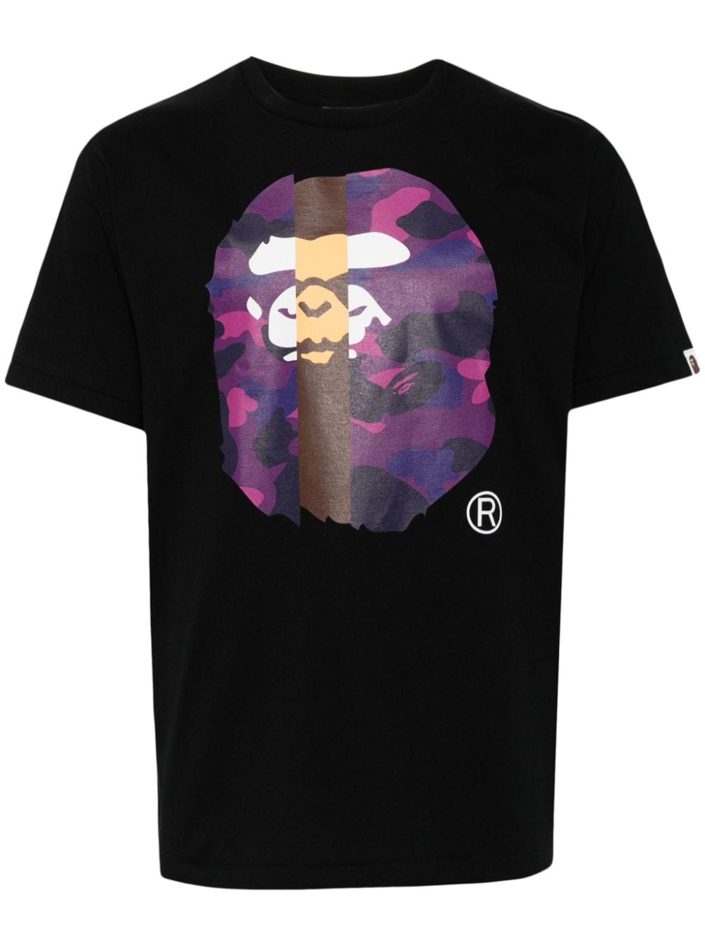 A BATHING APE® logo print T-shirt - Black von A BATHING APE®