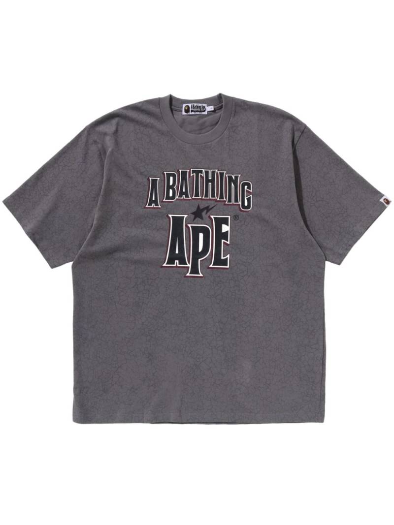 A BATHING APE® logo-print T-shirt - Grey von A BATHING APE®