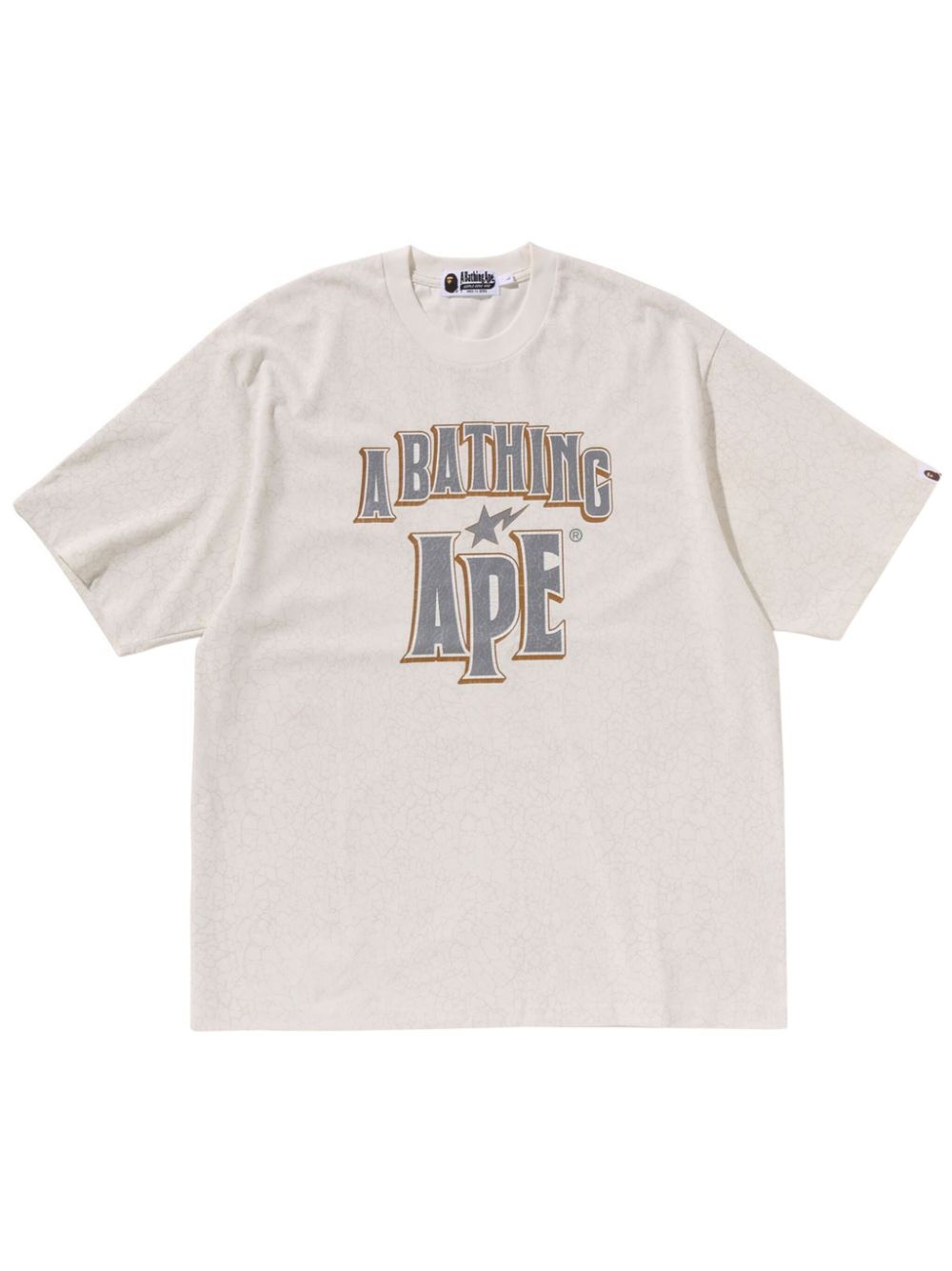 A BATHING APE® logo-print T-shirt - Neutrals von A BATHING APE®