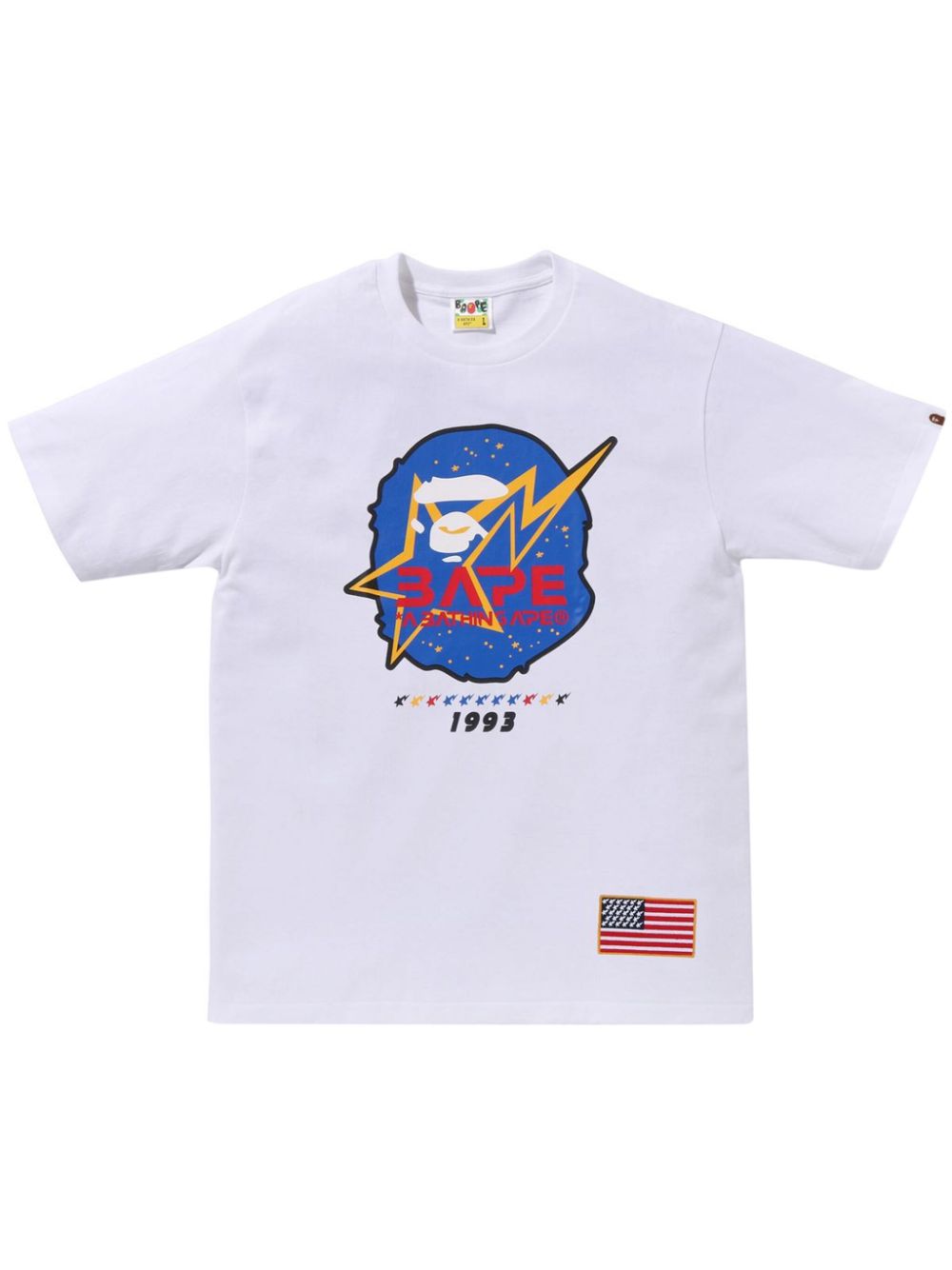 A BATHING APE® logo-print T-shirt - White von A BATHING APE®