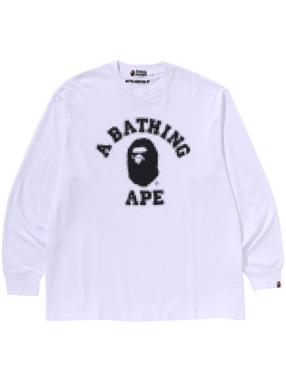 A BATHING APE® logo-print sweatshirt - White von A BATHING APE®