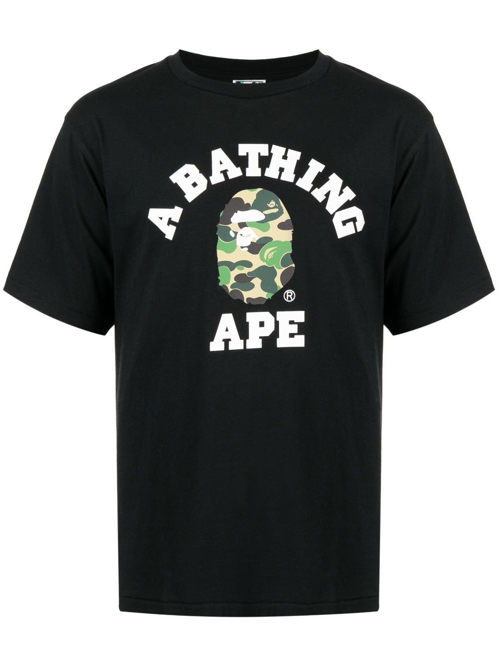 A BATHING APE® logo-print cotton T-shirt - Black von A BATHING APE®