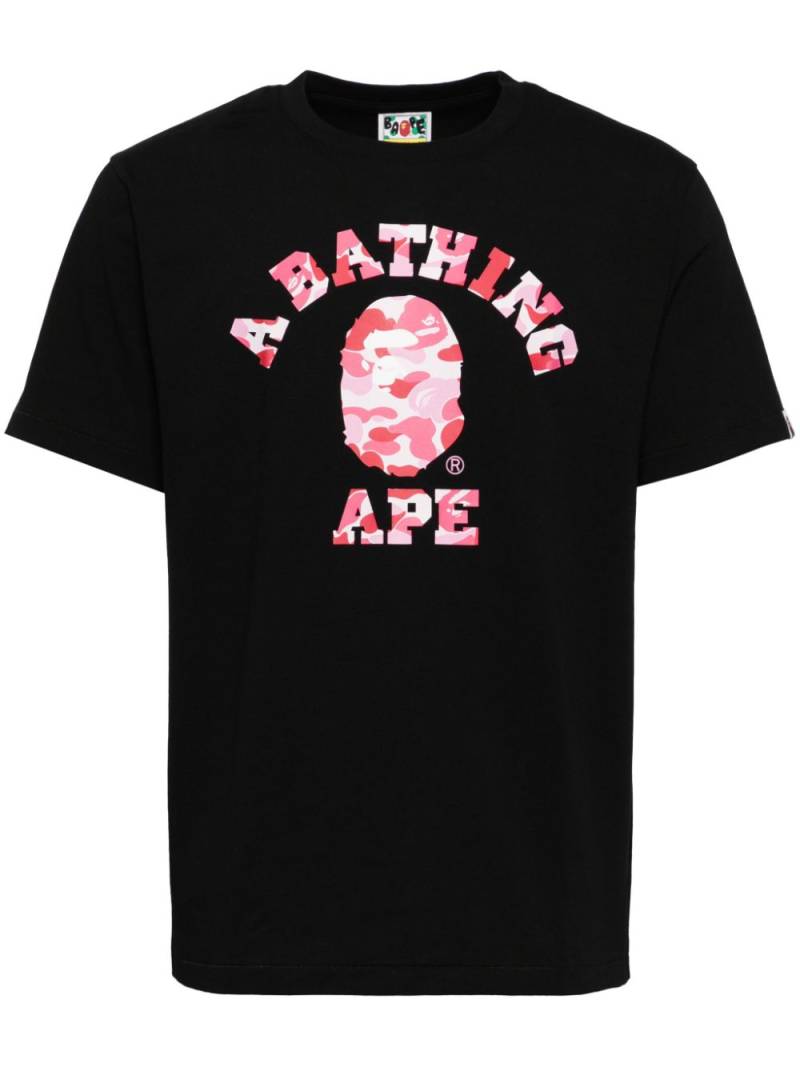 A BATHING APE® logo-print cotton T-shirt - Black von A BATHING APE®