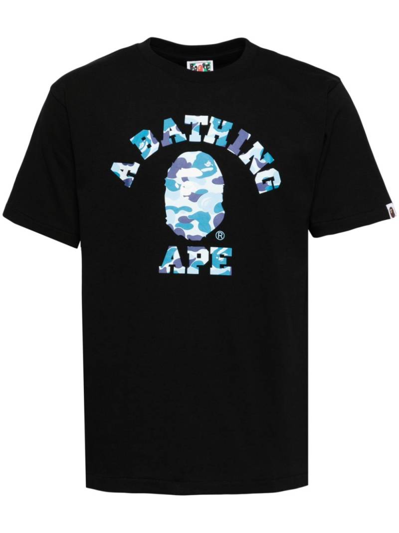 A BATHING APE® logo-print cotton T-shirt - Black von A BATHING APE®