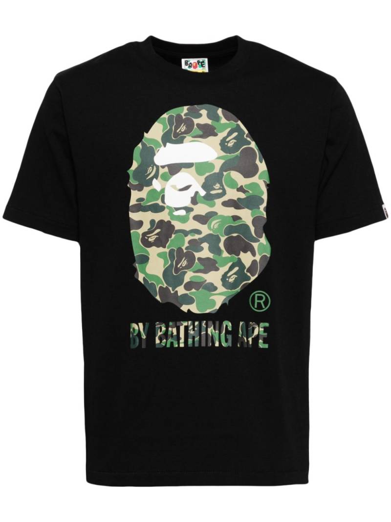 A BATHING APE® logo-print cotton T-shirt - Black von A BATHING APE®