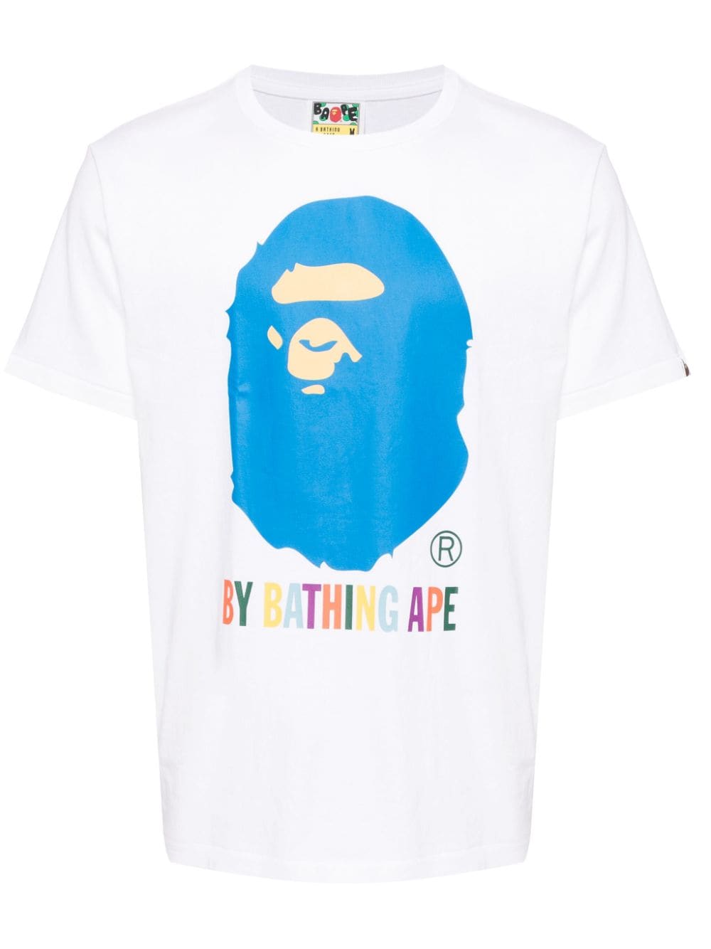 A BATHING APE® logo-print cotton T-shirt - White von A BATHING APE®