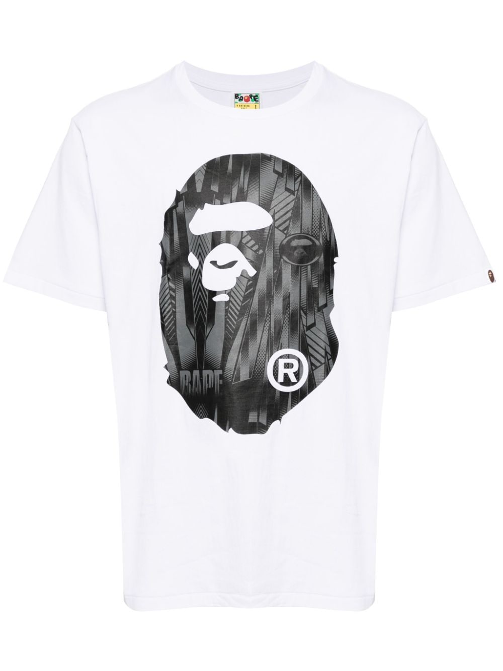 A BATHING APE® logo-print cotton T-shirt - White von A BATHING APE®