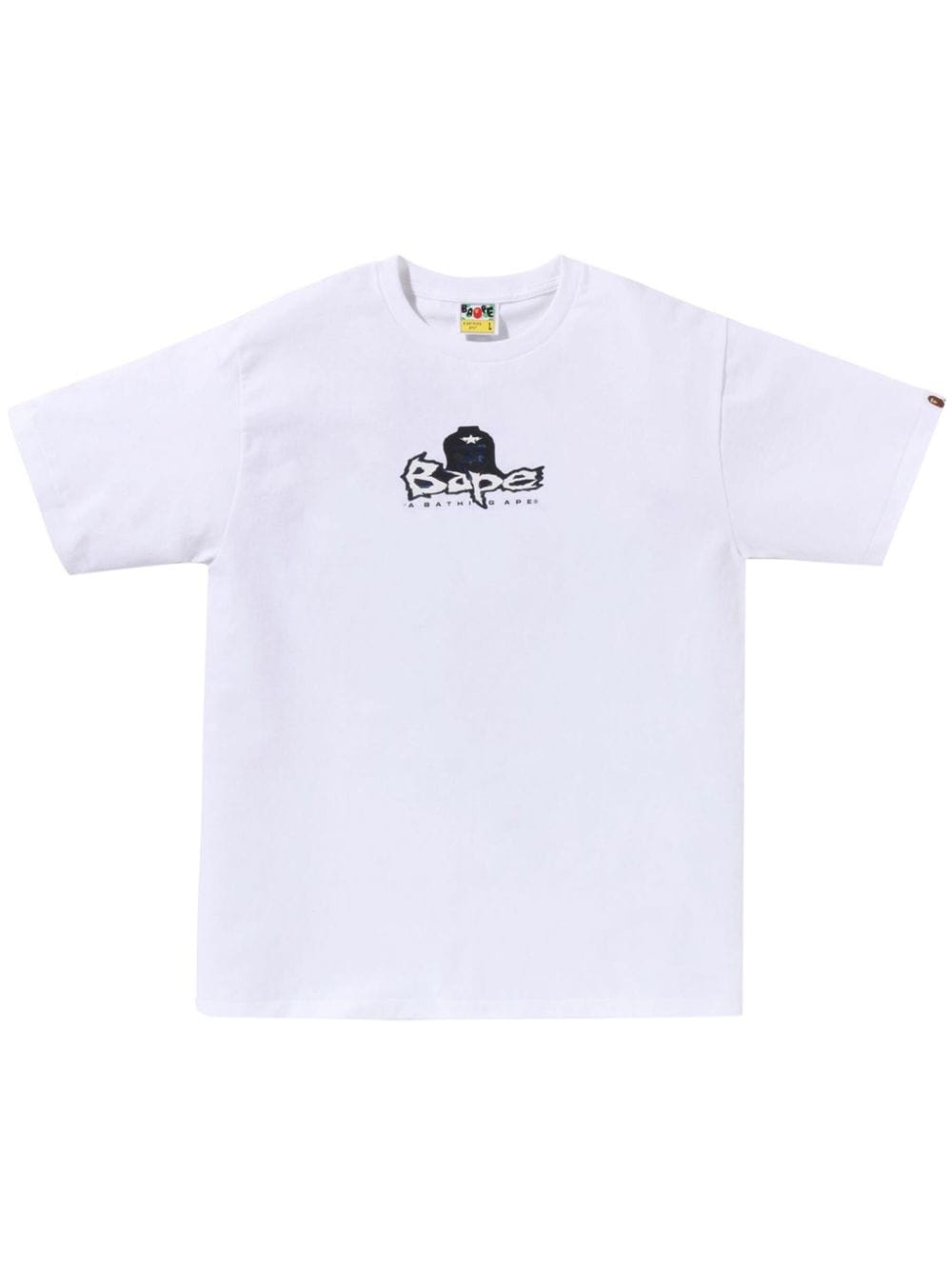 A BATHING APE® logo-print cotton T-shirt - White von A BATHING APE®