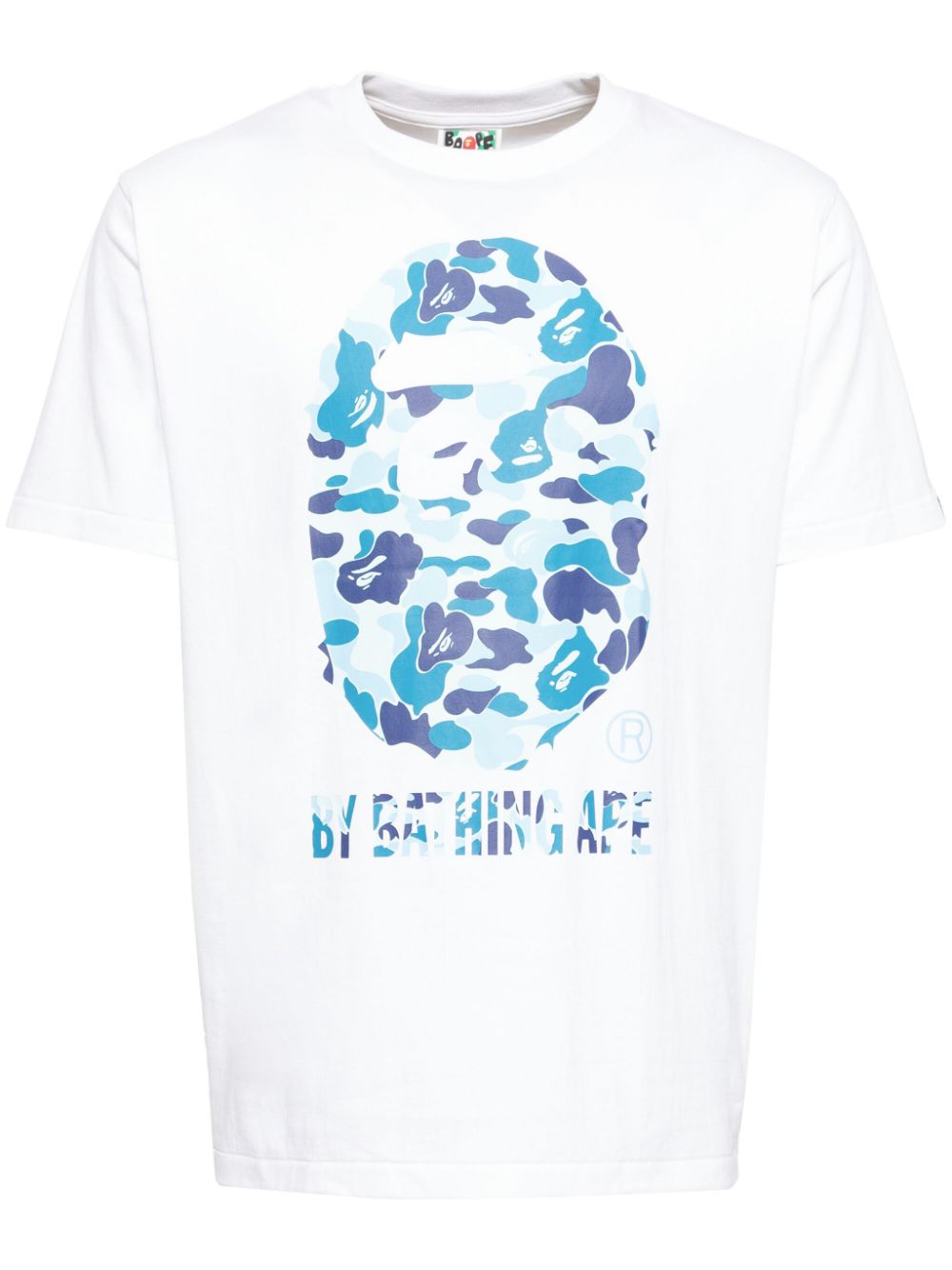 A BATHING APE® logo-print cotton T-shirt - White von A BATHING APE®