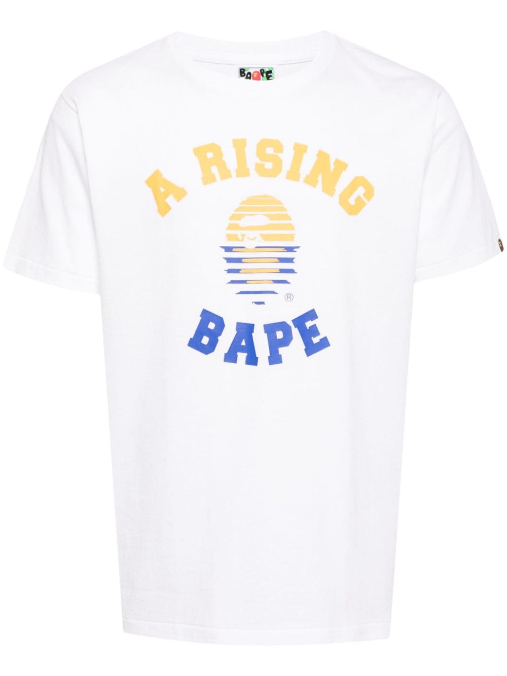 A BATHING APE® logo-print cotton T-shirt - White von A BATHING APE®